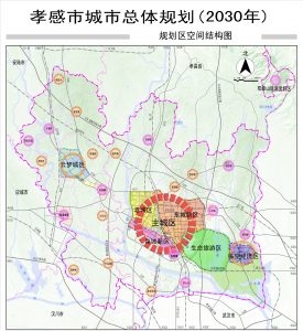 孝感南城规划五路图图片